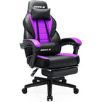 Chaise de jeu BOSSIN style racing, chaise de jeu grande taille supportant jusqu'à 136 kg (300 lbs), dossier haut, chaise d'ordinateur