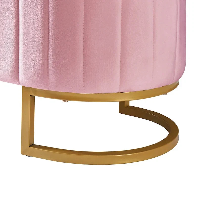Ensemble de chambre 2 pièces avec lit plateforme LED et pouf de rangement