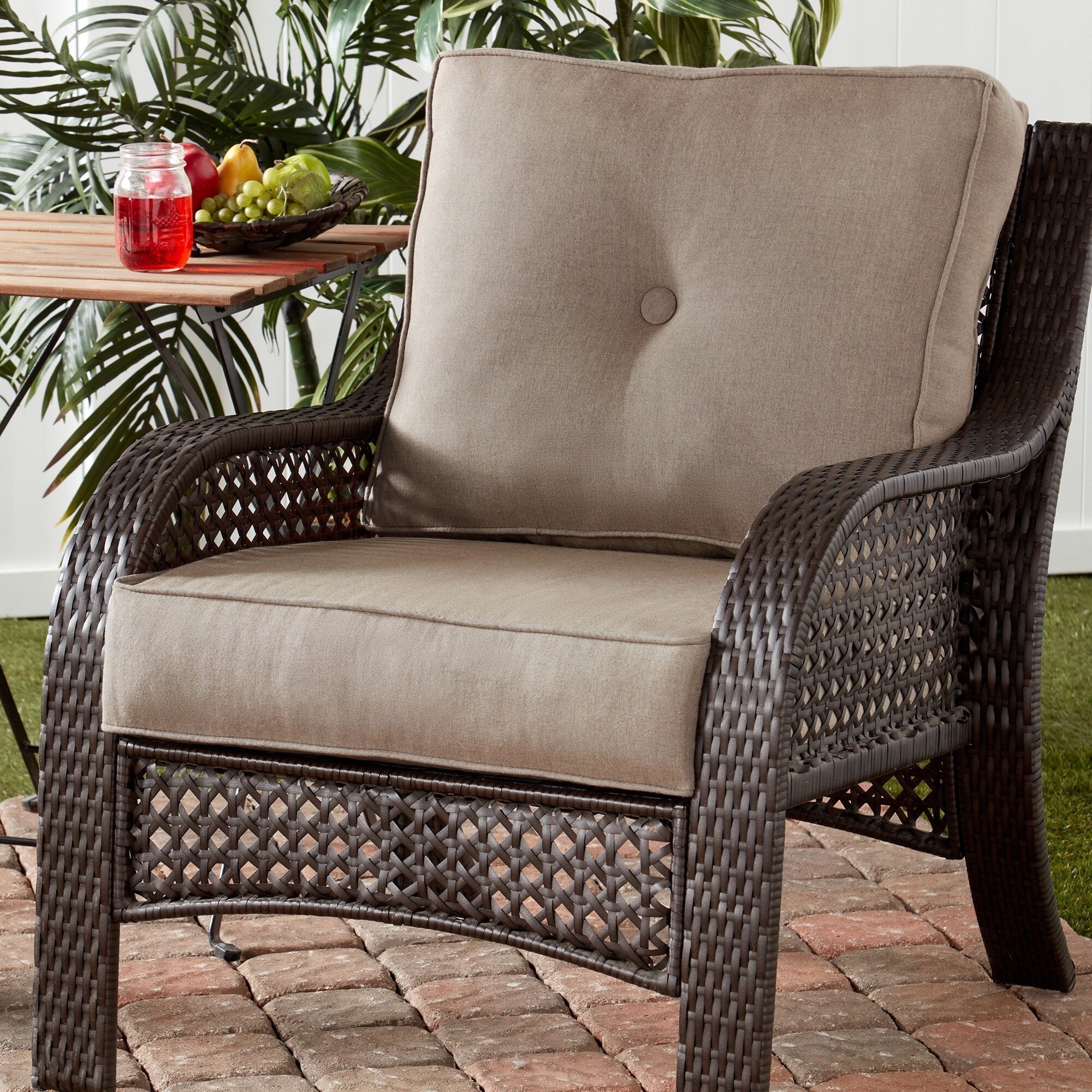 Ensemble de 2 coussins d'extérieur Sunbrella Premium pour siège profond