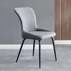 Chaises de cuisine/salle à manger industrielles gris foncé sans accoudoirs