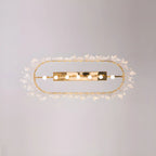 Lustre moderne en verre stalactite pour salle à manger