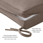 Ensemble de 2 coussins d'extérieur Sunbrella Premium pour siège profond