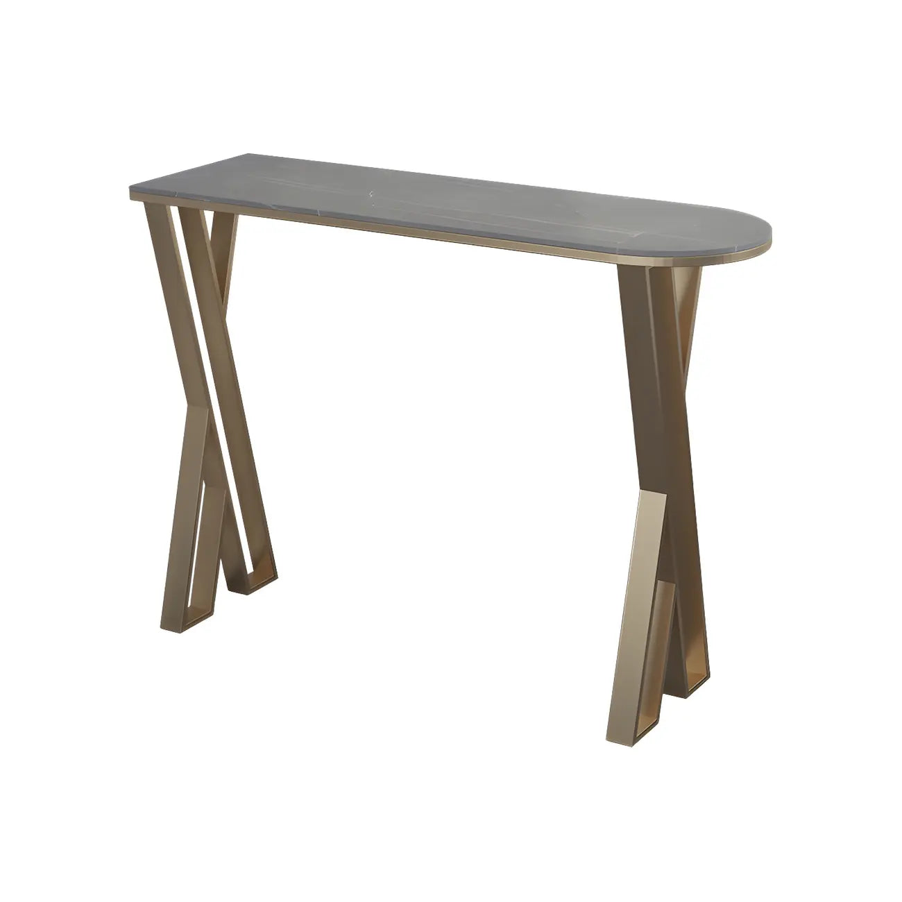 Tables de bar glamour en pierre blanche, fer et métal doré, forme libre, pour la cuisine