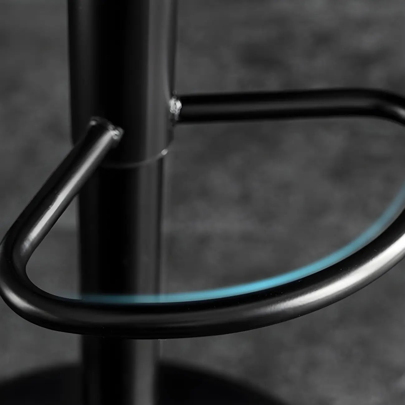 Tabourets de bar pivotants modernes en cuir réglables