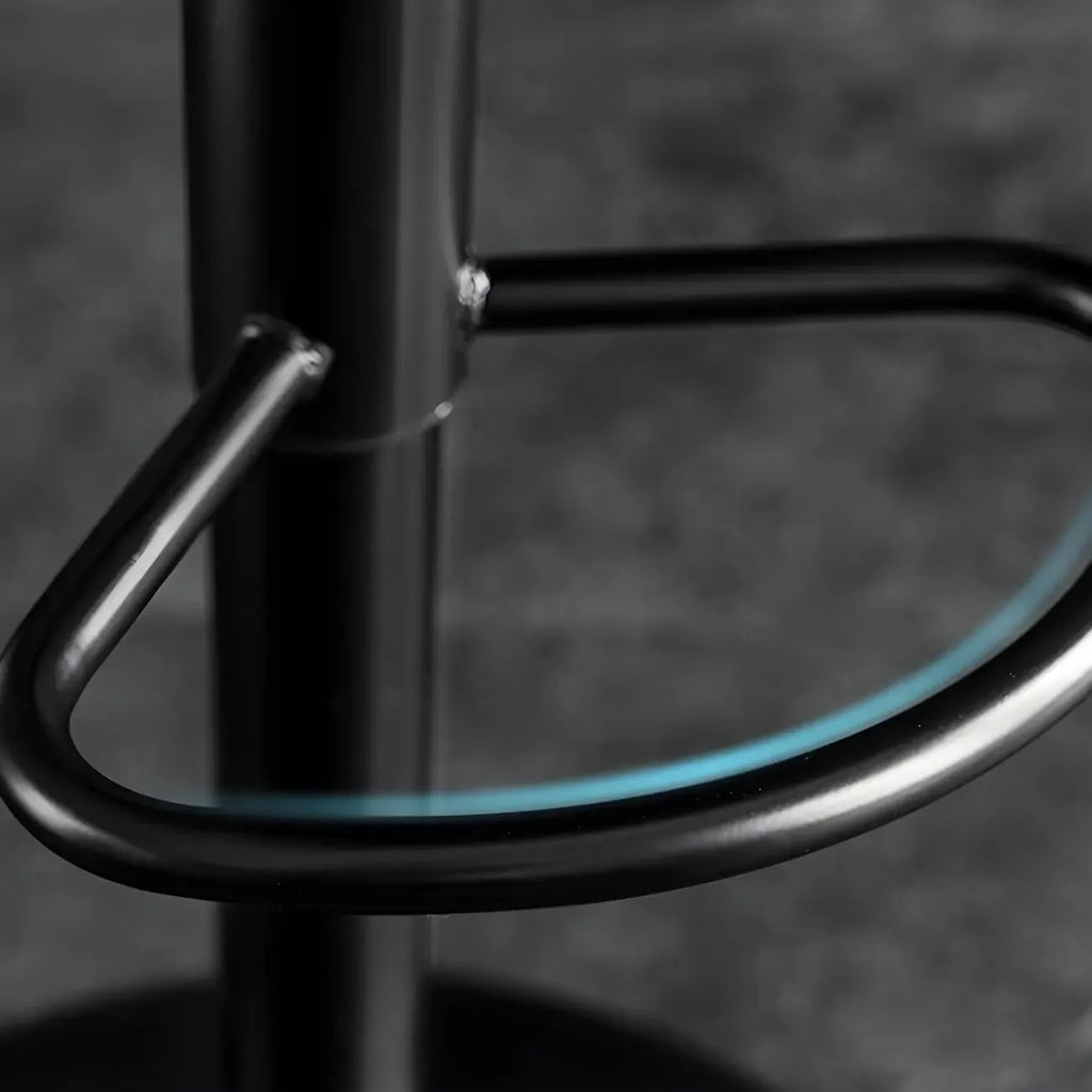 Tabourets de bar pivotants modernes en cuir réglables