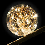 Lustre moderne en verre à 8 globes pour salle à manger