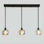 Luminaires modernes en cristal pour îlot de cuisine