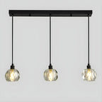 Luminaires modernes en cristal pour îlot de cuisine