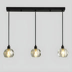 Luminaires modernes en cristal pour îlot de cuisine