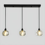 Luminaires modernes en cristal pour îlot de cuisine