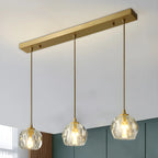 Luminaires modernes en cristal pour îlot de cuisine