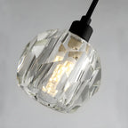 Luminaires modernes en cristal pour îlot de cuisine