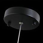 Suspension moderne en forme de cube de cristal pour îlot de cuisine