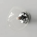 Applique murale LED en verre miroir Art Déco en forme de rocher