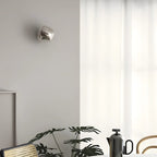 Applique murale LED en verre miroir Art Déco en forme de rocher
