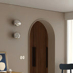 Applique murale LED en verre miroir Art Déco en forme de rocher