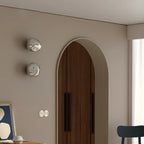 Applique murale LED en verre miroir Art Déco en forme de rocher
