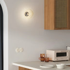 Applique murale LED en verre miroir Art Déco en forme de rocher