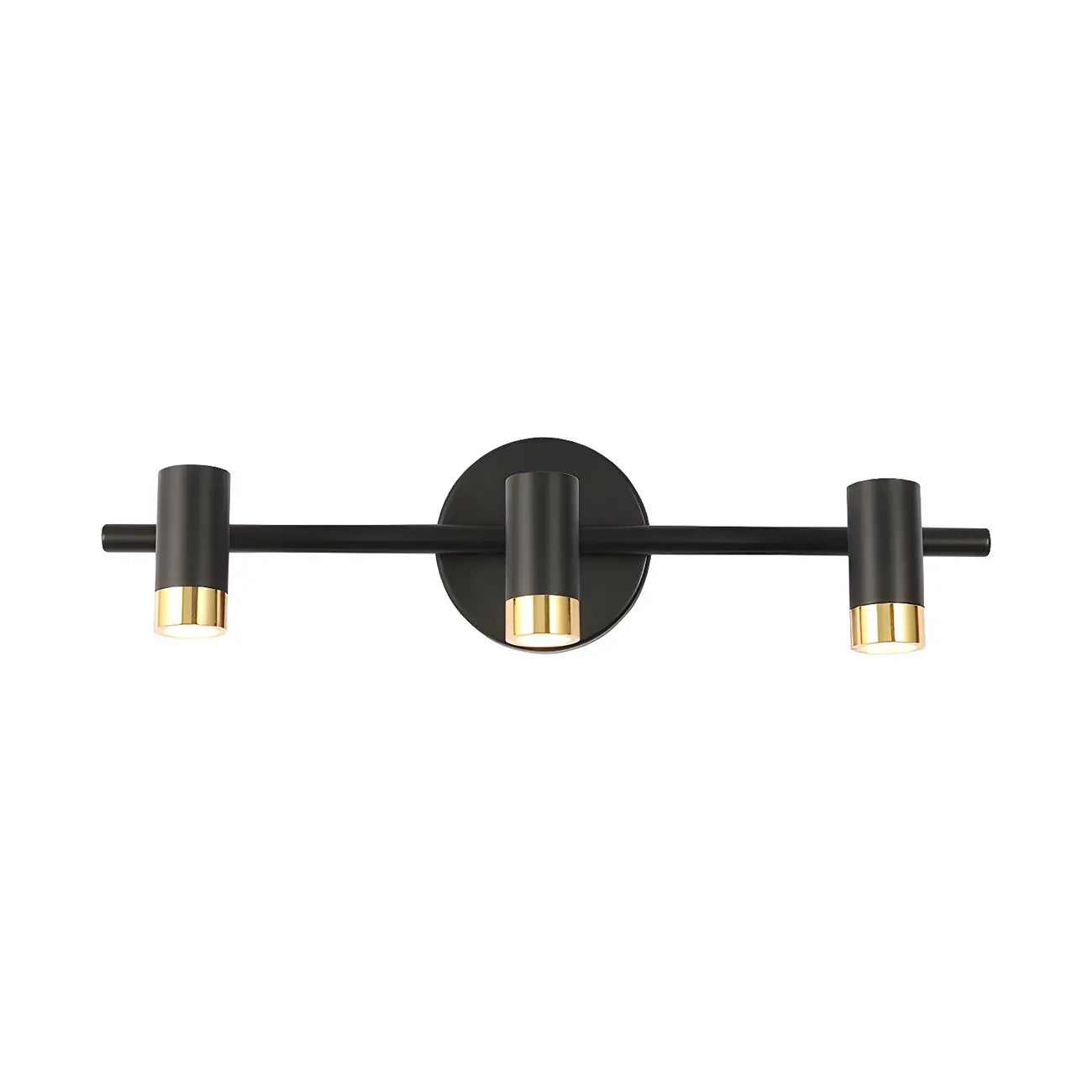 Lampe de salle de bain cylindrique moderne en métal
