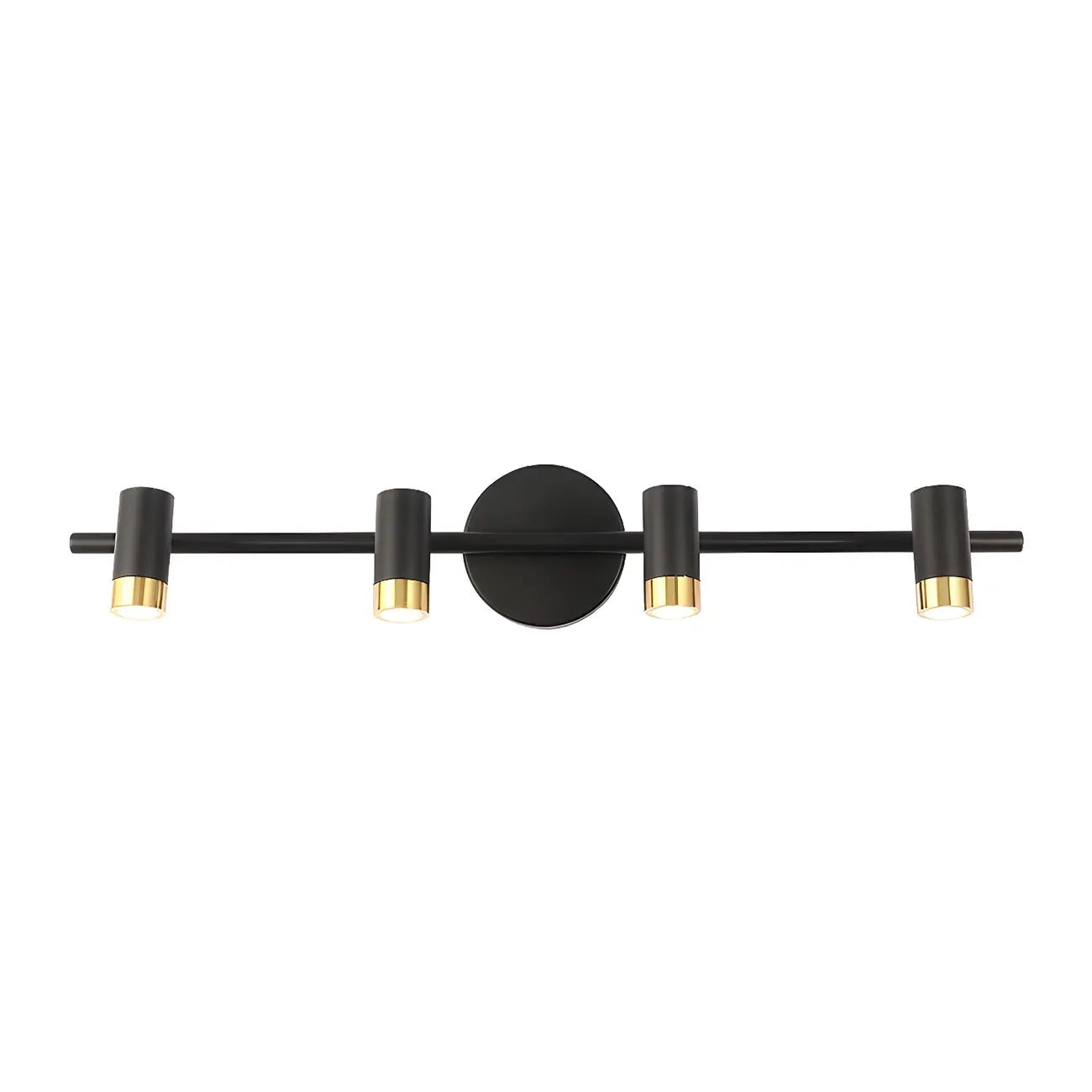 Lampe de salle de bain cylindrique moderne en métal