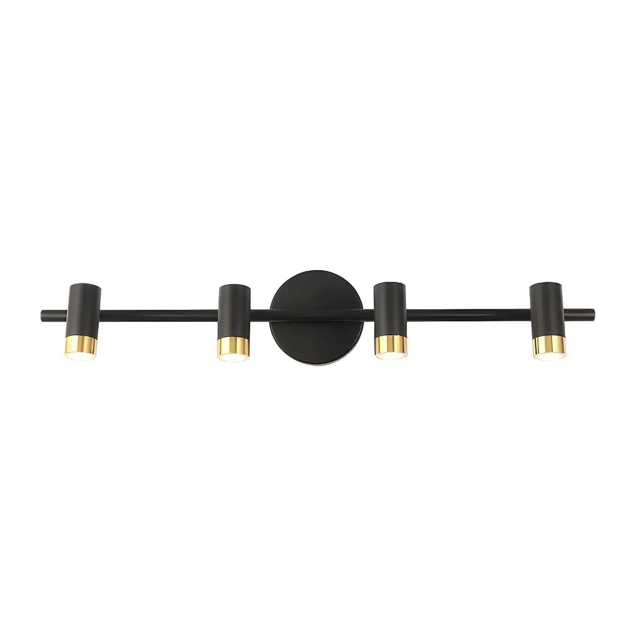 Lampe de salle de bain cylindrique moderne en métal