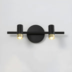 Lampe de salle de bain cylindrique moderne en métal