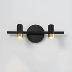 Lampe de salle de bain cylindrique moderne en métal