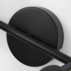 Lampe de salle de bain cylindrique moderne en métal