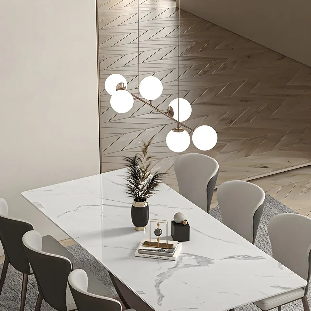 Suspension globe en verre Sputnik pour salle à manger