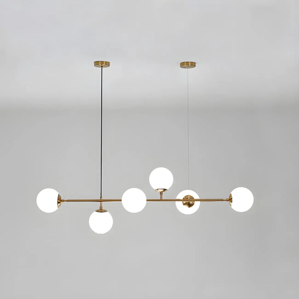 Suspension globe en verre Sputnik pour salle à manger