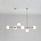 Suspension globe en verre Sputnik pour salle à manger