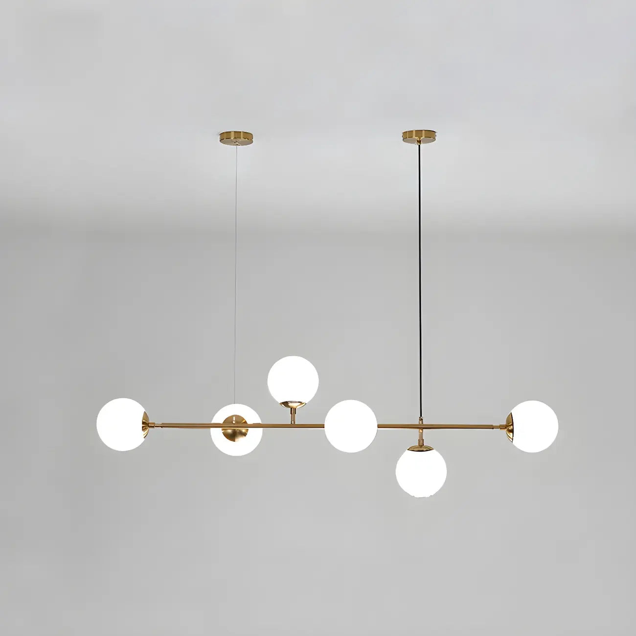 Suspension globe en verre Sputnik pour salle à manger