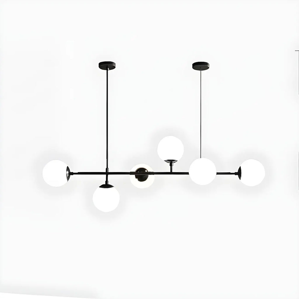 Suspension globe en verre Sputnik pour salle à manger