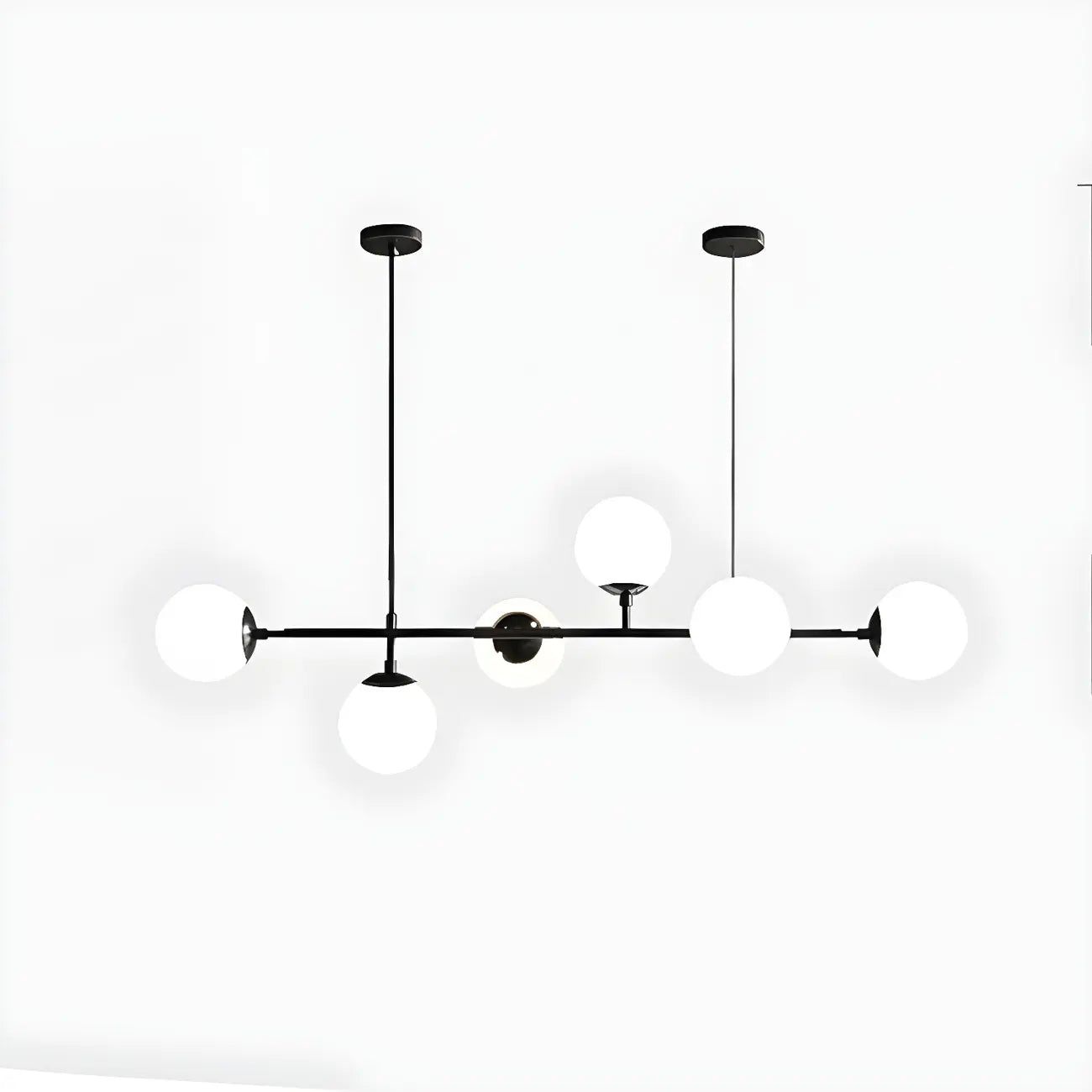 Suspension globe en verre Sputnik pour salle à manger