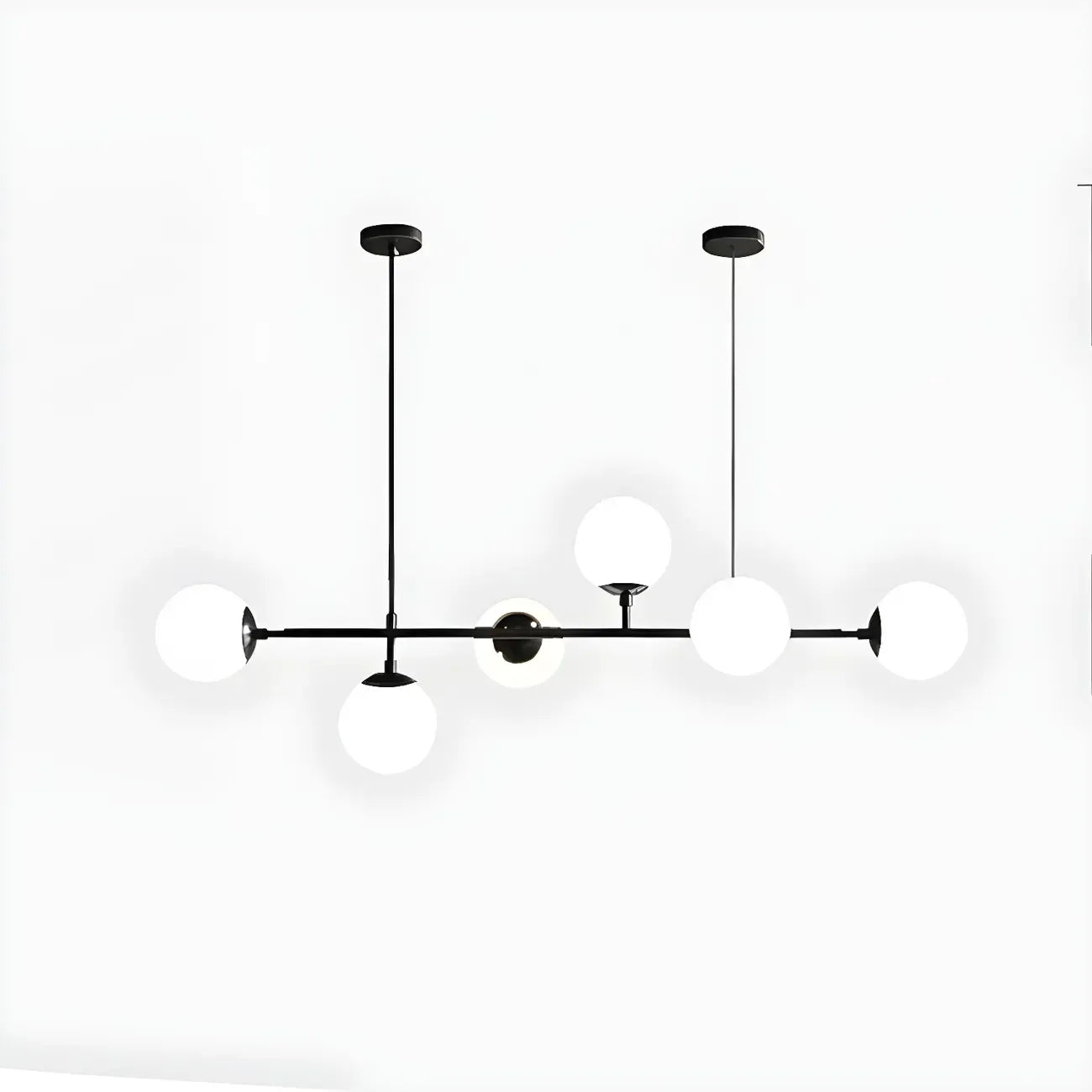 Suspension globe en verre Sputnik pour salle à manger