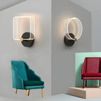 Applique murale LED géométrique minimaliste pour espaces intérieurs