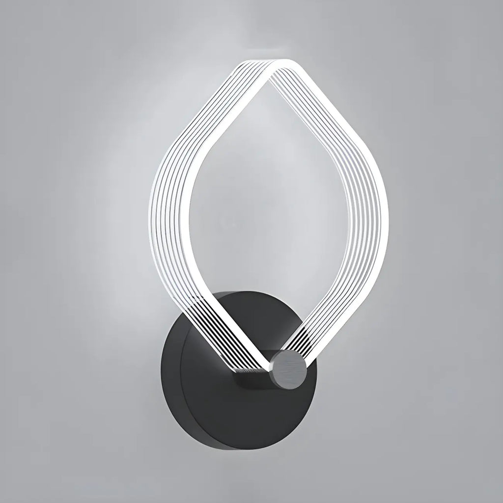 Applique murale LED géométrique minimaliste pour espaces intérieurs