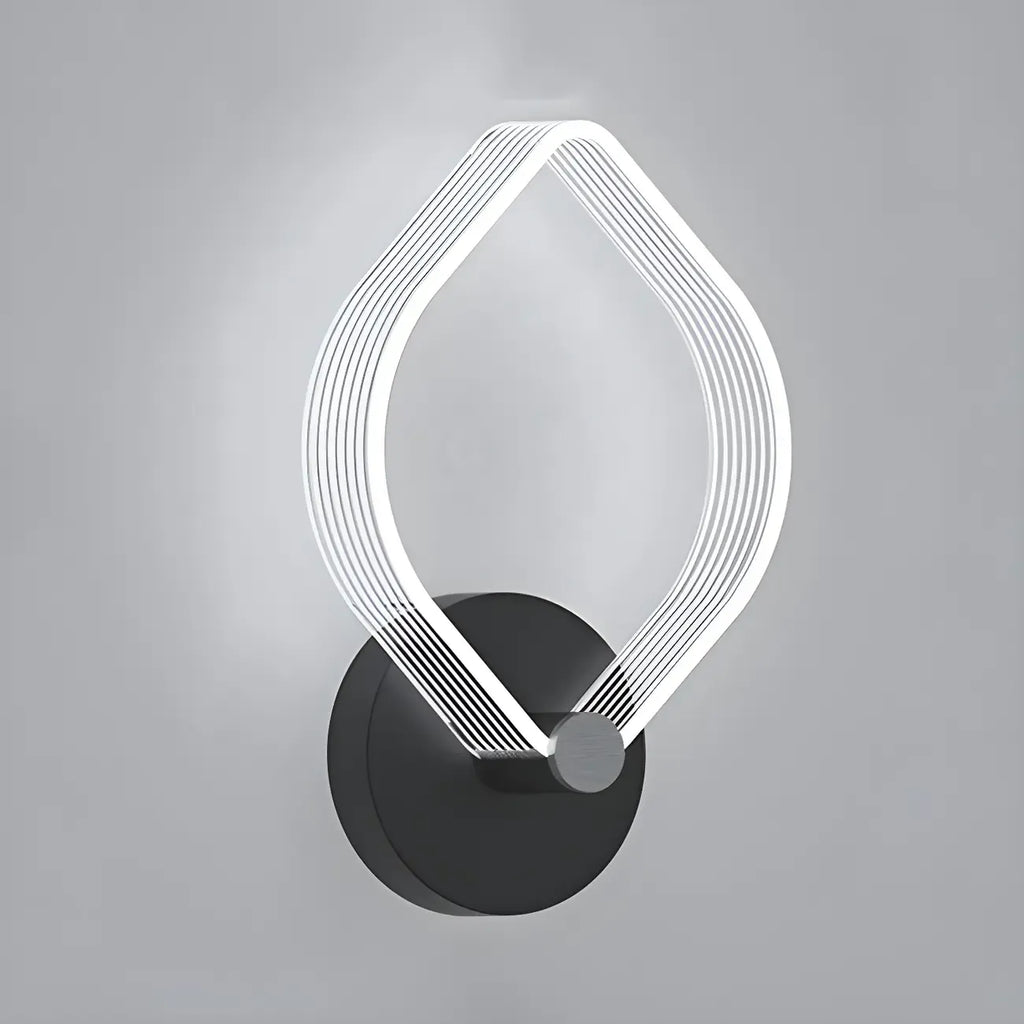 Applique murale LED géométrique minimaliste pour espaces intérieurs