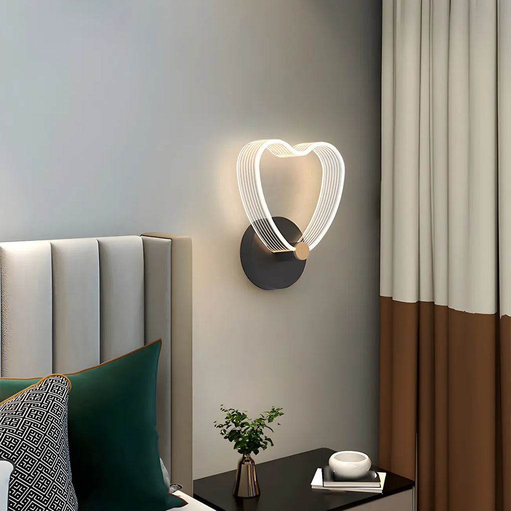 Applique murale LED géométrique minimaliste pour espaces intérieurs