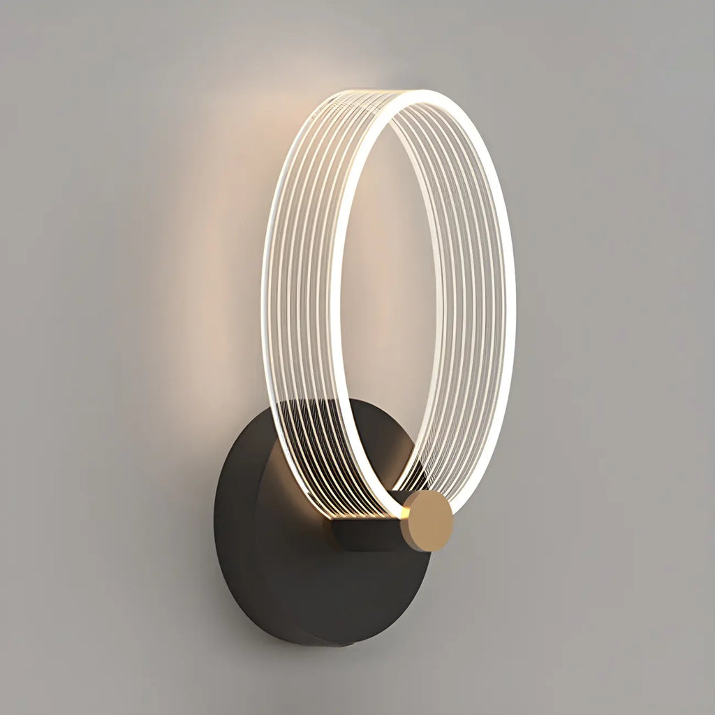 Applique murale LED géométrique minimaliste pour espaces intérieurs