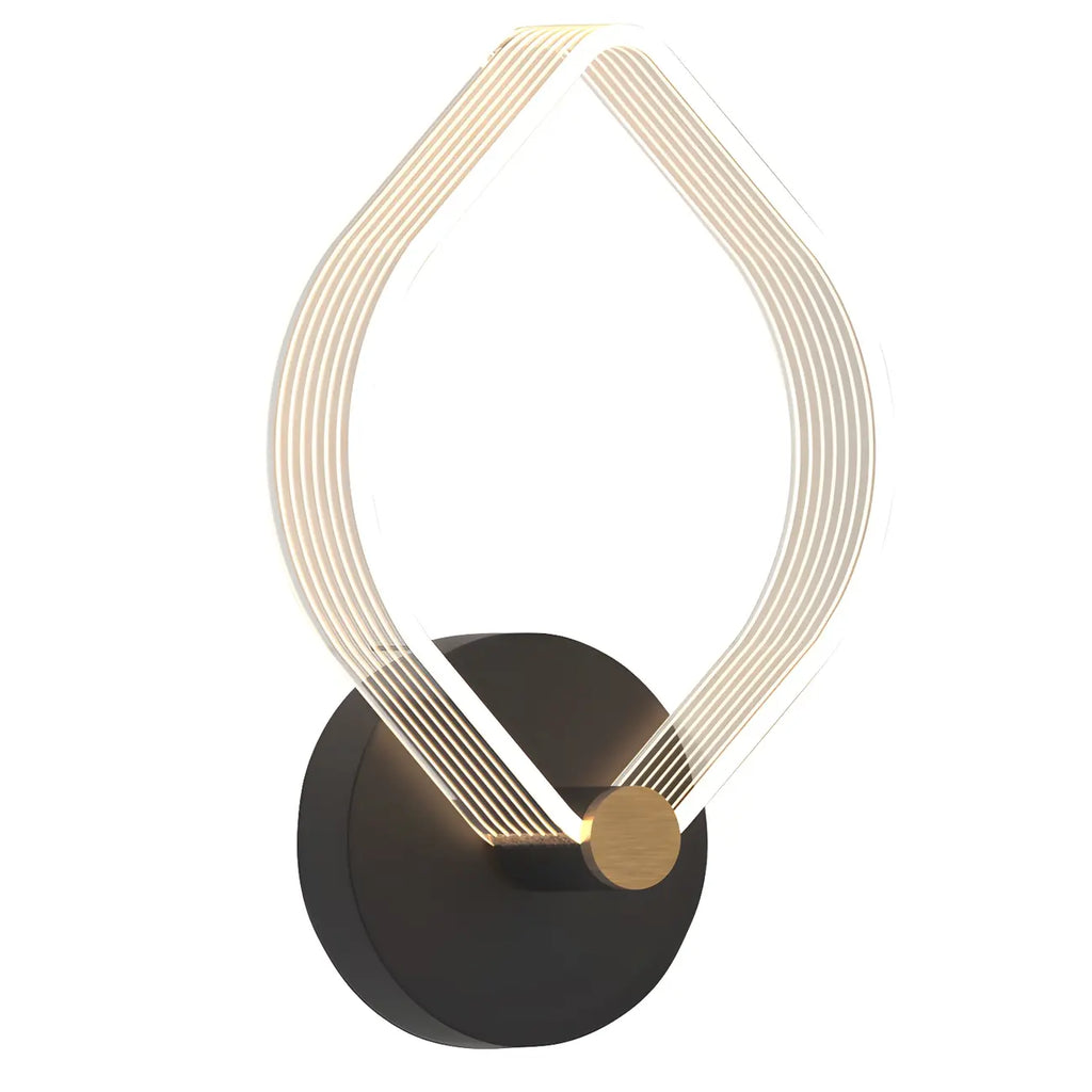 Applique murale LED géométrique minimaliste pour espaces intérieurs