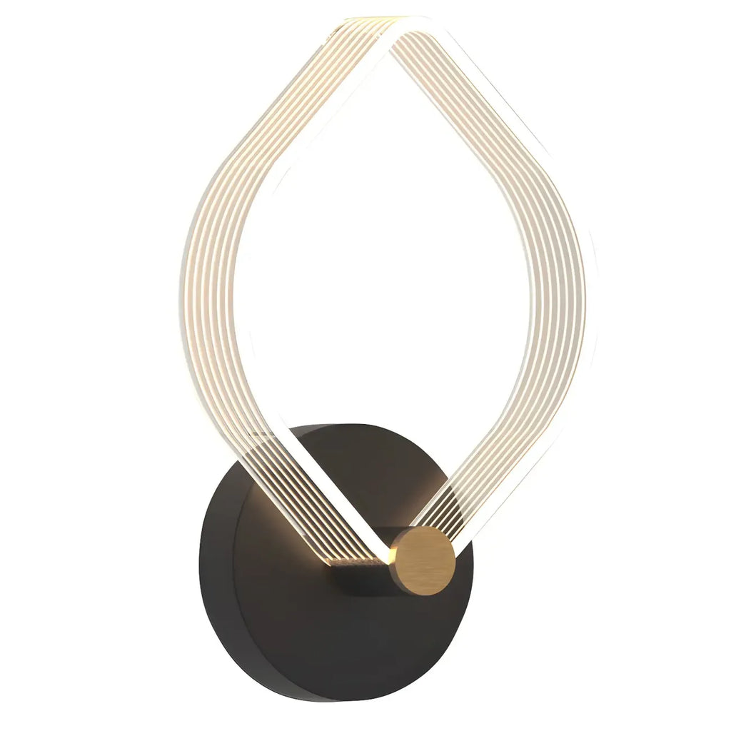 Applique murale LED géométrique minimaliste pour espaces intérieurs
