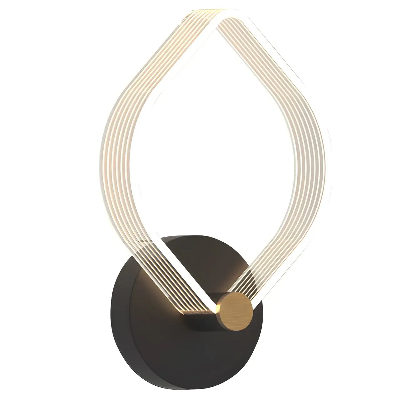Applique murale LED géométrique minimaliste pour espaces intérieurs