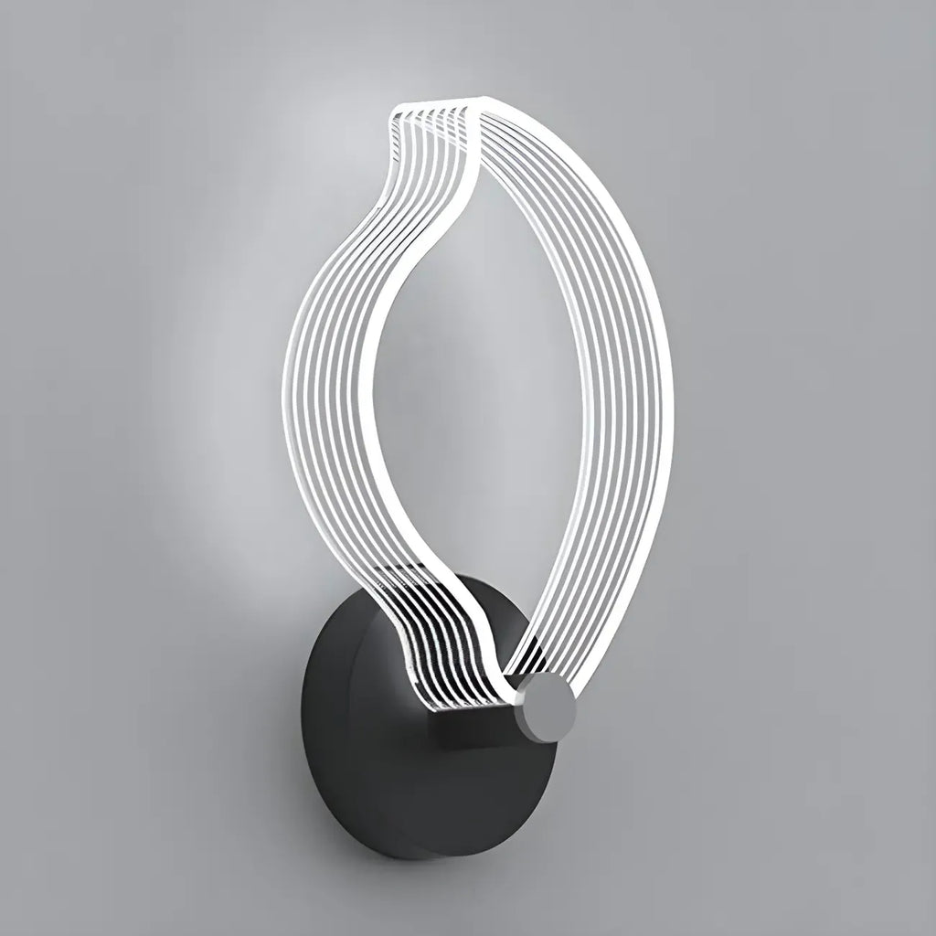 Applique murale LED géométrique minimaliste pour espaces intérieurs
