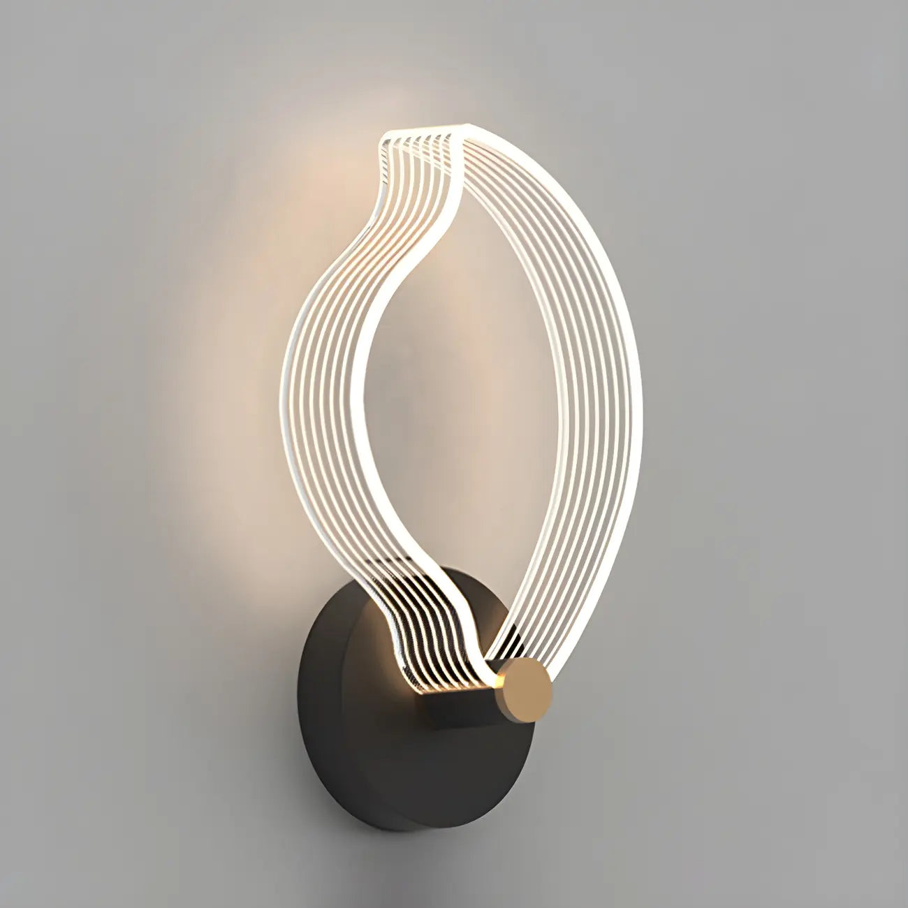 Applique murale LED géométrique minimaliste pour espaces intérieurs