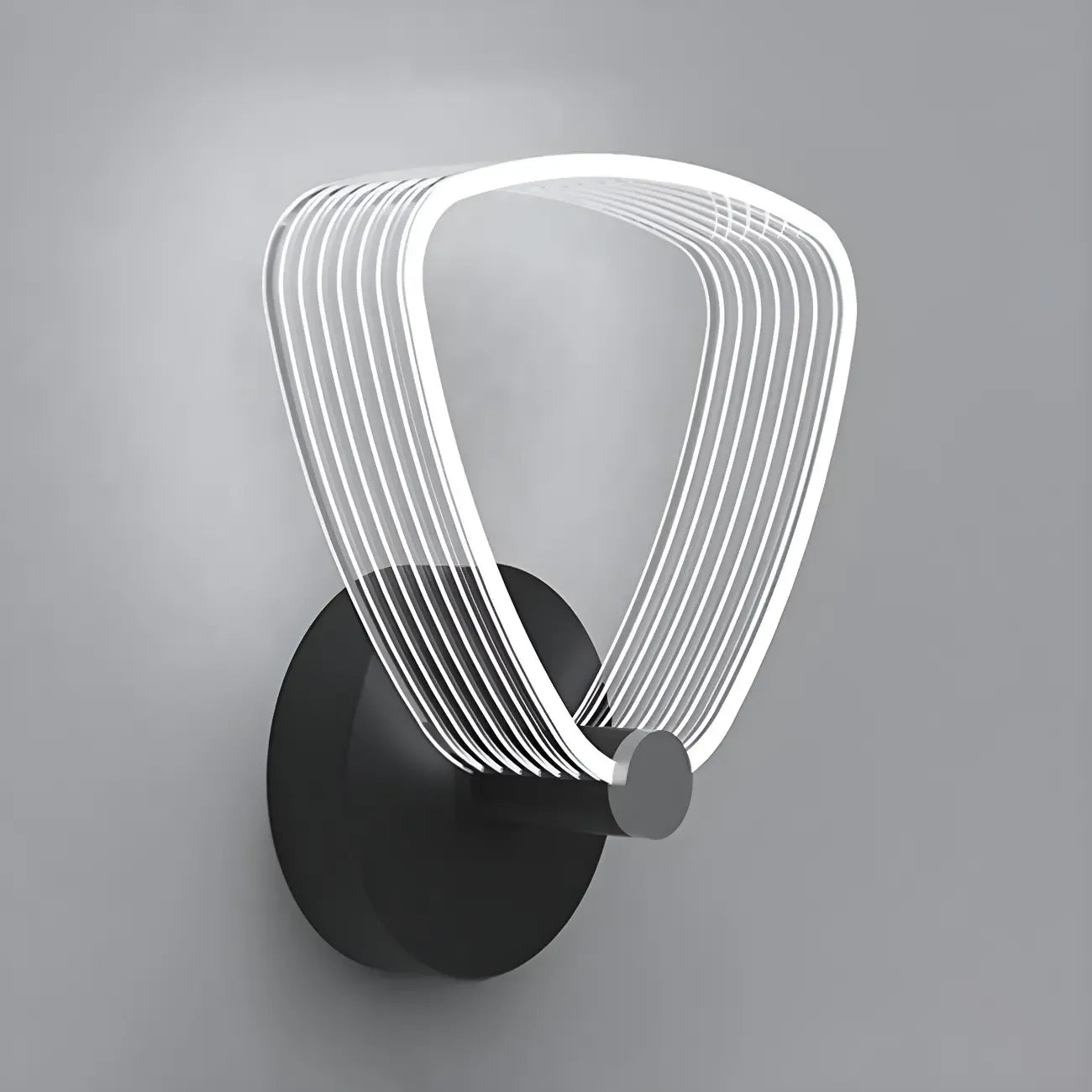 Applique murale LED géométrique minimaliste pour espaces intérieurs