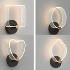 Applique murale LED géométrique minimaliste pour espaces intérieurs