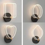 Applique murale LED géométrique minimaliste pour espaces intérieurs