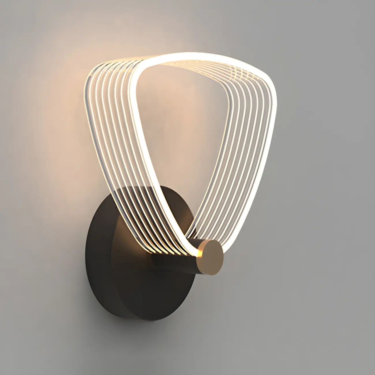 Applique murale LED géométrique minimaliste pour espaces intérieurs