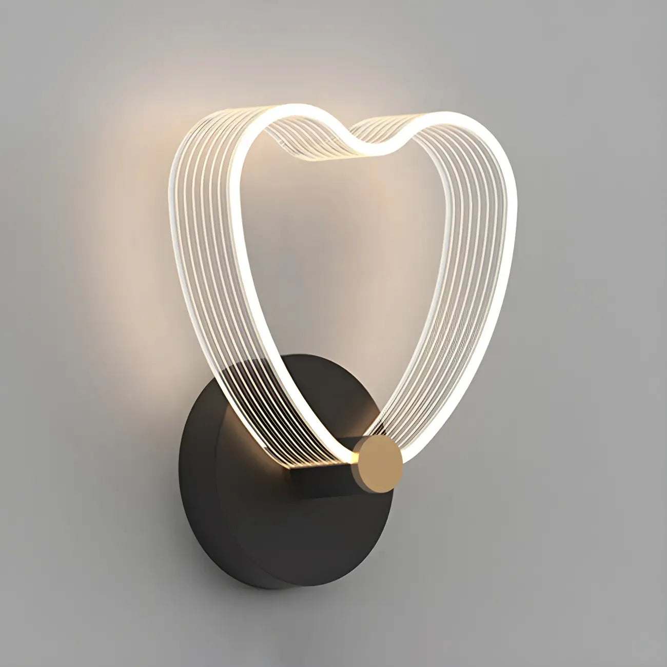 Applique murale LED géométrique minimaliste pour espaces intérieurs